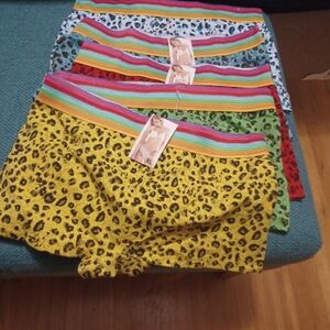 Colorful Leopard Print Boxer Briefs